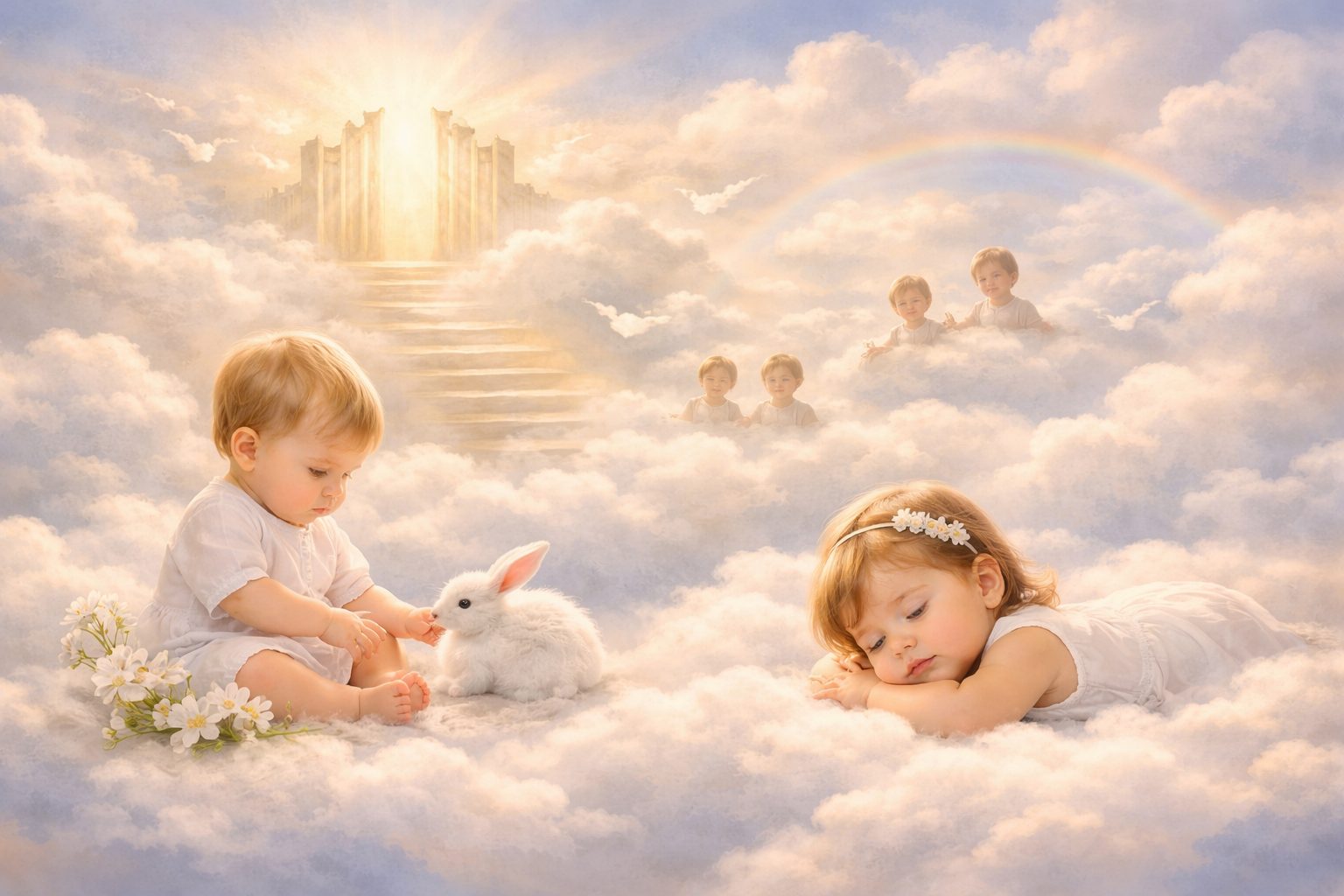 heavenly image of babies in heaven